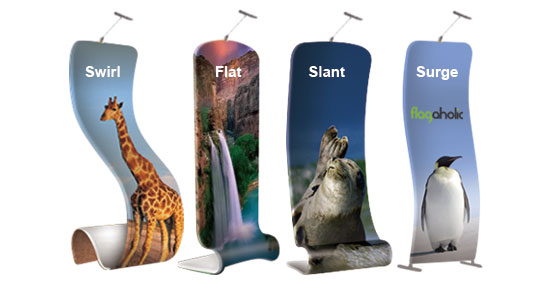 Swirl Fabric Banner Stand-1