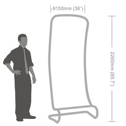 Slant Fabric Banner Stand-6